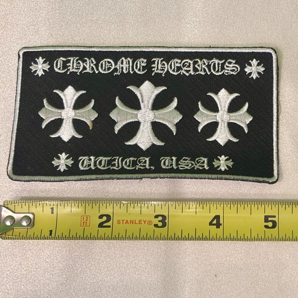 Limited Edition Chrome Hearts Utica USA Patch – Black & White (Vintage / Unused)